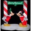 Airblown 5.5 Ft. Inflatable Christmas Airblown Mickey And Minnie Kissing Under Mistletoe Disney 1 Airblown 5.5 Ft. Inflatable Christmas Airblown Mickey And Minnie Kissing Under Mistletoe Disney -Alpine Corporation Shop airblown christmas inflatables g 114387 64 1000