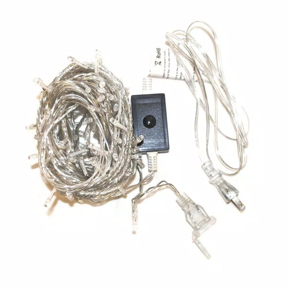 ALEKO 34 Ft. 100-Light LED Multi-Color Flush Light Electric Powered Extendable Christmas Holiday Light (Lot Of 2) 5 ALEKO 34 Ft. 100-Light LED Multi-Color Flush Light Electric Powered Extendable Christmas Holiday Light (Lot Of 2) - Image 3