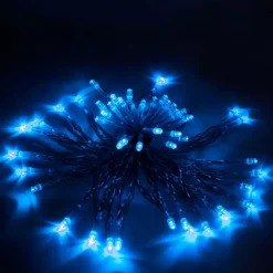 ALEKO 50-Light White LED Solar Powered Mini Christmas String Lights 7 ALEKO 50-Light White LED Solar Powered Mini Christmas String Lights -Alpine Corporation Shop aleko christmas novelty lights 50ledwhite hd fa 1000