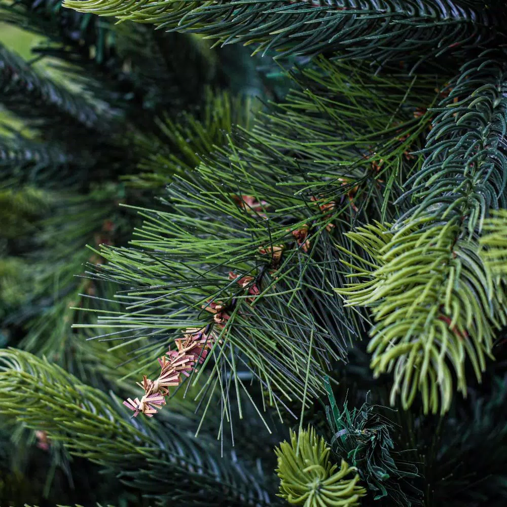 ALEKO 9 Ft. Unlit Traditional Artificial Christmas Holiday Tree 4 ALEKO 9 Ft. Unlit Traditional Artificial Christmas Holiday Tree - Image 2