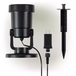 Alpine Corporation Christmas Rotating Projection With White LED Lights, Snowflake Design -Alpine Corporation Shop alpine corporation christmas light projectors maw102bb tm 44 1000