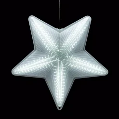 Alpine Corporation 19 In. Tall Christmas 3D Hanging Star Ornament Decoration With LED Lights 21 Alpine Corporation 19 In. Tall Christmas 3D Hanging Star Ornament Decoration With LED Lights -Alpine Corporation Shop alpine corporation christmas ornaments cfy108 4f 1000