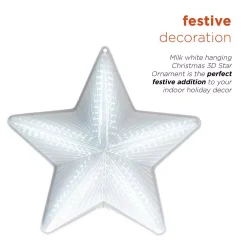 Alpine Corporation 19 In. Tall Christmas 3D Hanging Star Ornament Decoration With LED Lights 16 Alpine Corporation 19 In. Tall Christmas 3D Hanging Star Ornament Decoration With LED Lights -Alpine Corporation Shop alpine corporation christmas ornaments cfy108 a0 1000