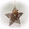 Alpine Corporation 20 In. Tall Hanging Rustic Pinecone Christmas Star Decor 2 Alpine Corporation 20 In. Tall Hanging Rustic Pinecone Christmas Star Decor -Alpine Corporation Shop alpine corporation christmas ornaments cim306hh 64 1000