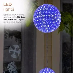 Alpine Corporation 37 In. Tall 3-Tier Christmas Ornaments With Chasing Blue And White LED Lights 16 Alpine Corporation 37 In. Tall 3-Tier Christmas Ornaments With Chasing Blue And White LED Lights -Alpine Corporation Shop alpine corporation christmas ornaments cor164 66 1000