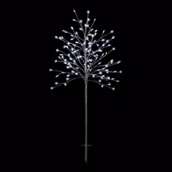 Alpine Corporation 58 In. Tall Frosty Christmas Snowflake Tree With Cool White LED Lights 15 Alpine Corporation 58 In. Tall Frosty Christmas Snowflake Tree With Cool White LED Lights -Alpine Corporation Shop alpine corporation outdoor christmas trees lan252l c3 1000