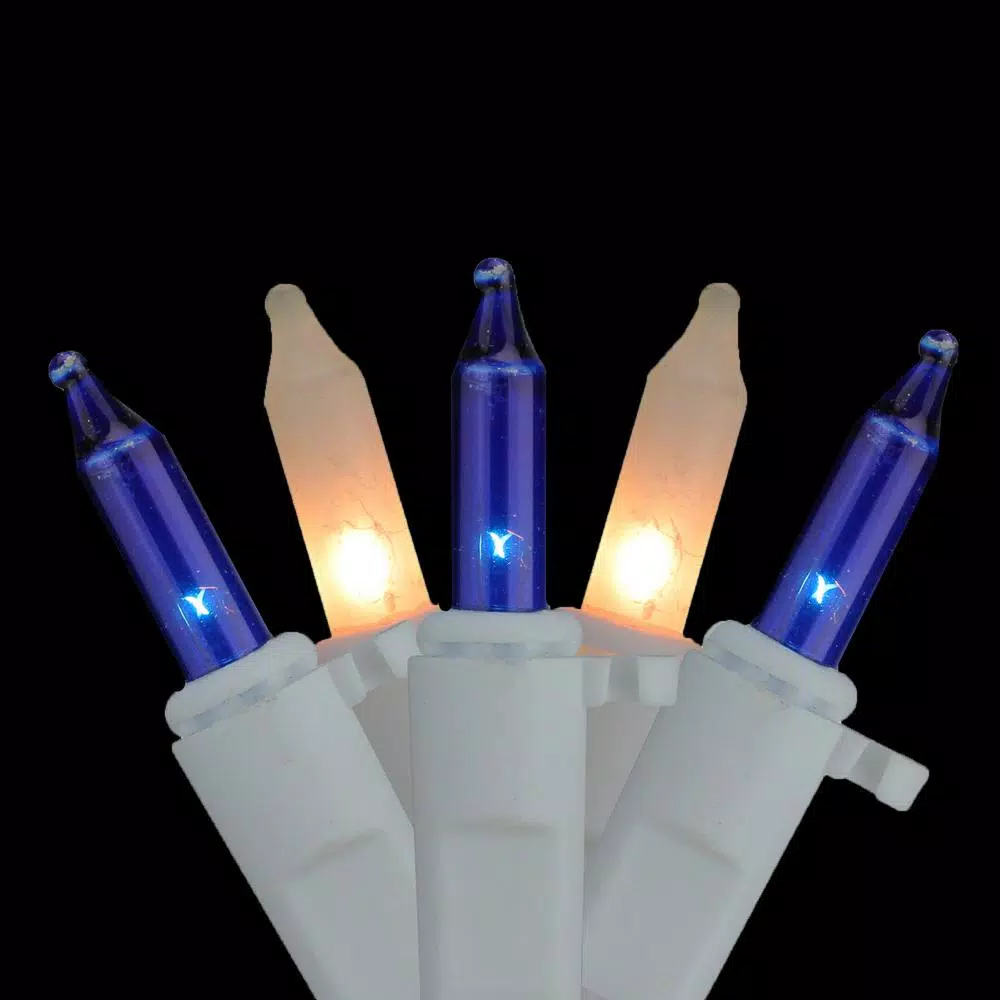 Brite Star 50-Light Blue And Frosted Clear Mini Incandescent Window Curtain Icicle Christmas Lights With White Wire 3 Brite Star 50-Light Blue And Frosted Clear Mini Incandescent Window Curtain Icicle Christmas Lights With White Wire