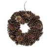 Northlight 13 In. Unlit Brown Assorted Pine Cone Wooden Christmas Wreath -Alpine Corporation Shop brown northlight christmas wreaths 33530768 64 1000