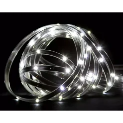 CC Christmas Decor 18 Ft. 72-Light Pure White LED Outdoor Christmas Linear Tape Lighting With Black Finish