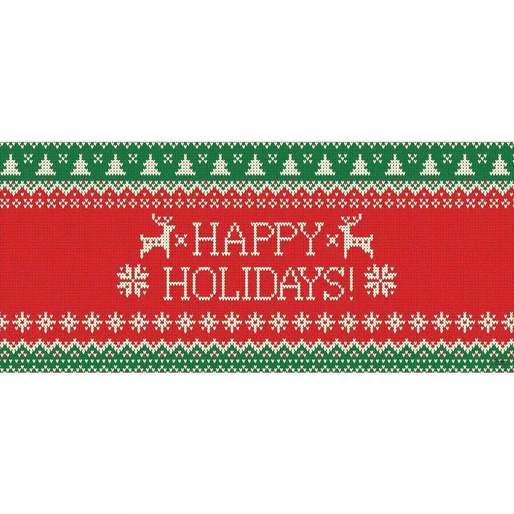 My Door Decor 7 Ft. X 16 Ft. Ugly Christmas Sweater Happy Holidays-Christmas Garage Door Decor Mural For Double Car Garage 3 My Door Decor 7 Ft. X 16 Ft. Ugly Christmas Sweater Happy Holidays-Christmas Garage Door Decor Mural For Double Car Garage
