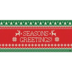 My Door Decor 7 Ft. X 16 Ft. Don’t Open Until Christmas Garage Door Decor Mural For Double Car Garage