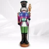 HOLIDYNAMICS HOLIDAY LIGHTING SOLUTIONS 44 In. Small Nutcracker Resin With Scepter Outdoor Christmas Decor 1 HOLIDYNAMICS HOLIDAY LIGHTING SOLUTIONS 44 In. Small Nutcracker Resin With Scepter Outdoor Christmas Decor -Alpine Corporation Shop christmas yard decorations 66227 64 1000