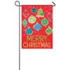 Evergreen 18 In. X 12.5 In. Merry Christmas Ornaments Garden Suede Flag 2 Evergreen 18 In. X 12.5 In. Merry Christmas Ornaments Garden Suede Flag -Alpine Corporation Shop evergreen christmas flags 14s8206bl 64 1000