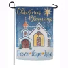 Evergreen 18 In. X 12.5 In. Christmas Blessings Garden Suede Flag -Alpine Corporation Shop evergreen christmas flags 14s8682 64 1000