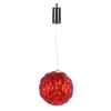Evergreen 8 In. Red Shatterproof LED Ball Outdoor Safe Battery Operated Christmas Ornament -Alpine Corporation Shop evergreen christmas ornaments 2la1335rd 64 1000