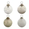 Evergreen 2-1/2 In. Chic Round Christmas Ornaments (12-Pack) -Alpine Corporation Shop evergreen christmas ornaments 3otg345 64 1000