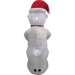 Fraser Hill Farm 8 Ft. Pre-Lit Plush Polar Bear Christmas Inflatable -Alpine Corporation Shop fraser hill farm christmas inflatables fhfinplrbr08 1l 77 1000