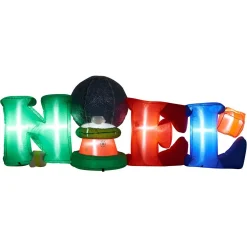 Fraser Hill Farm 8 Ft. NOEL Snow Globe Christmas Inflatable With Lights -Alpine Corporation Shop fraser hill farm christmas inflatables fhfnoel081 l 1d 1000