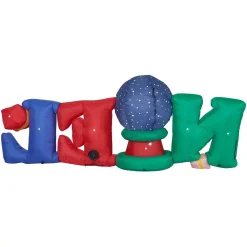 Fraser Hill Farm 8 Ft. NOEL Snow Globe Christmas Inflatable With Lights -Alpine Corporation Shop fraser hill farm christmas inflatables fhfnoel081 l 77 1000