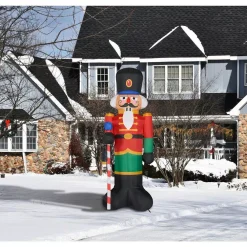 Fraser Hill Farm 10 Ft. Nutcracker Christmas Inflatable With Lights -Alpine Corporation Shop fraser hill farm christmas inflatables fhfnutcrk201 l 31 1000