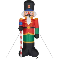 Fraser Hill Farm 10 Ft. Nutcracker Christmas Inflatable With Lights -Alpine Corporation Shop fraser hill farm christmas inflatables fhfnutcrk201 l 66 1000
