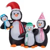 Fraser Hill Farm 10 Ft. Penguin Family Christmas Inflatable With Lights 2 Fraser Hill Farm 10 Ft. Penguin Family Christmas Inflatable With Lights -Alpine Corporation Shop fraser hill farm christmas inflatables fhfpengnf101 l 64 1000
