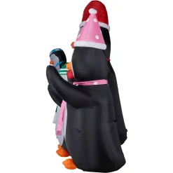 Fraser Hill Farm 10 Ft. Penguin Family Christmas Inflatable With Lights -Alpine Corporation Shop fraser hill farm christmas inflatables fhfpengnf101 l 77 1000