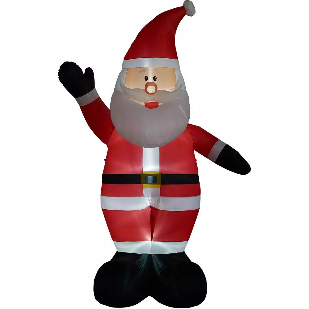 Fraser Hill Farm 12 Ft. Santa Christmas Inflatable 4 Fraser Hill Farm 12 Ft. Santa Christmas Inflatable - Image 2