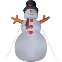 Fraser Hill Farm 20 Ft. Jolly Snowman Christmas Inflatable With Lights 22 Fraser Hill Farm 20 Ft. Jolly Snowman Christmas Inflatable With Lights -Alpine Corporation Shop fraser hill farm christmas inflatables fhfsnwm201 l 1f 1000