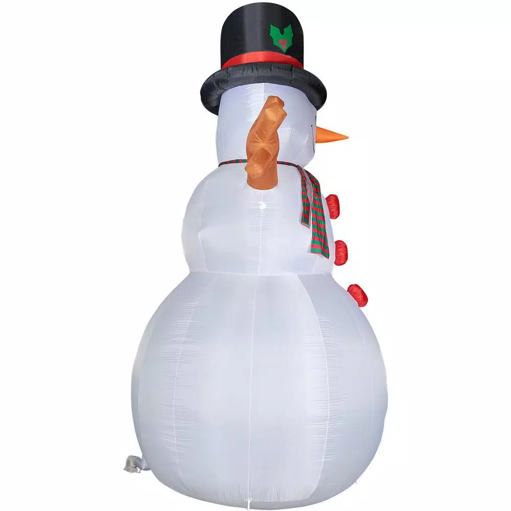 Fraser Hill Farm 20 Ft. Jolly Snowman Christmas Inflatable With Lights 11 Fraser Hill Farm 20 Ft. Jolly Snowman Christmas Inflatable With Lights - Image 9