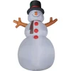 Fraser Hill Farm 20 Ft. Jolly Snowman Christmas Inflatable With Lights 2 Fraser Hill Farm 20 Ft. Jolly Snowman Christmas Inflatable With Lights -Alpine Corporation Shop fraser hill farm christmas inflatables fhfsnwm201 l 64 1000
