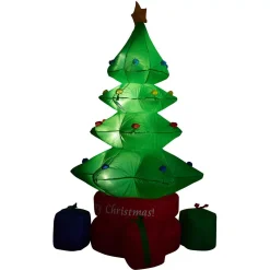 Fraser Hill Farm 6.5 Ft. Christmas Tree Inflatable With Lights 14 Fraser Hill Farm 6.5 Ft. Christmas Tree Inflatable With Lights -Alpine Corporation Shop fraser hill farm christmas inflatables fhftree0651 la 1d 1000