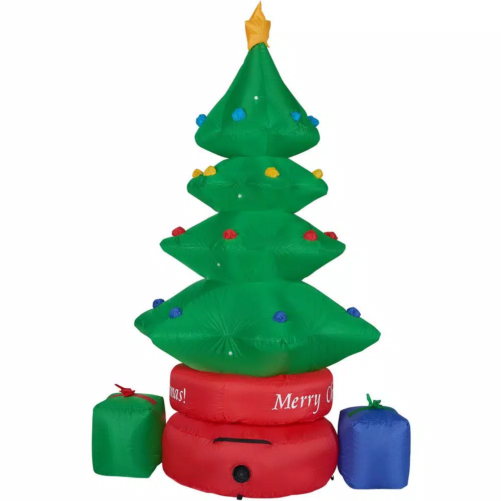 Fraser Hill Farm 6.5 Ft. Christmas Tree Inflatable With Lights 8 Fraser Hill Farm 6.5 Ft. Christmas Tree Inflatable With Lights - Image 6