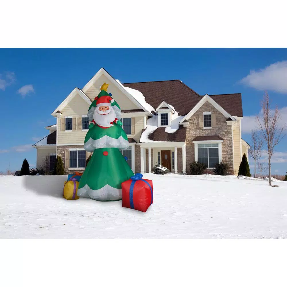 Fraser Hill Farm 20 Ft. Christmas Tree With Santa And Gifts Inflatable With Lights 13 Fraser Hill Farm 20 Ft. Christmas Tree With Santa And Gifts Inflatable With Lights - Image 11