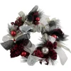 Fraser Hill Farm 20 In. Artificial Christmas Wreath With Ornaments And Buffalo Plaid Bows