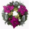 Fraser Hill Farm 24 In. Artificial Christmas Wreath With Faux Poinsettia Blooms, Ornaments, And Pinecones 1 Fraser Hill Farm 24 In. Artificial Christmas Wreath With Faux Poinsettia Blooms, Ornaments, And Pinecones -Alpine Corporation Shop fraser hill farm christmas wreaths ff024chwr001 0mlt 64 1000