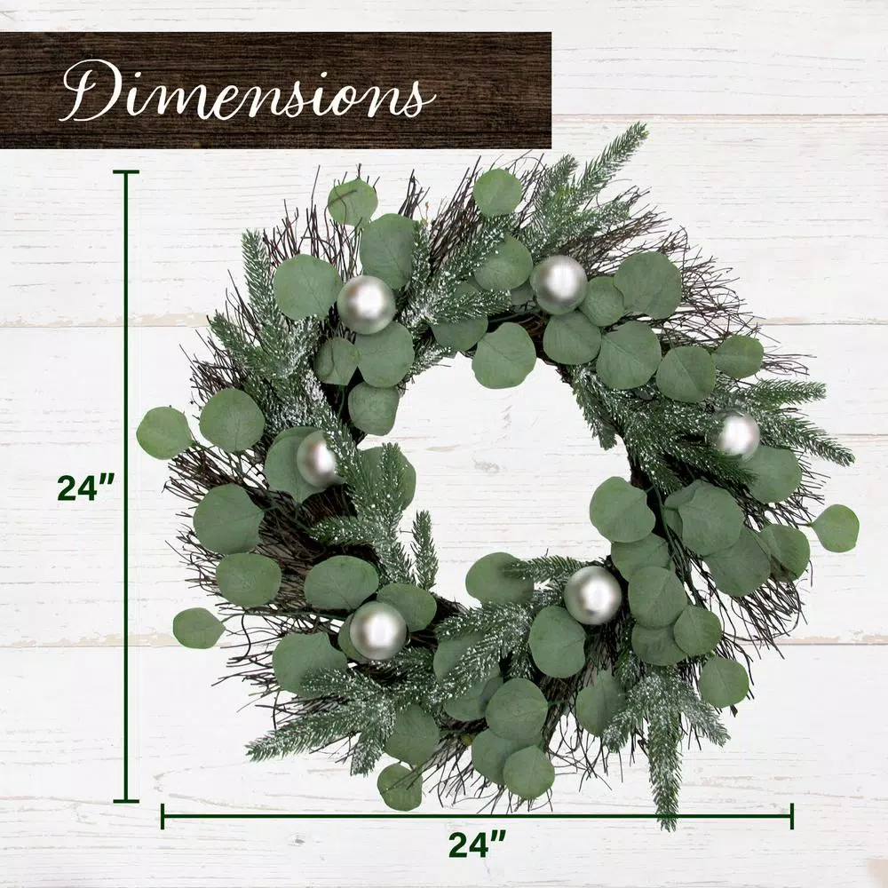 Fraser Hill Farm 24 In. Artificial Christmas Wreath With Pinecones And Berries 4 Fraser Hill Farm 24 In. Artificial Christmas Wreath With Pinecones And Berries - Image 2