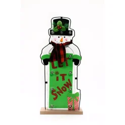 Fraser Hill Farm 24 In. Artificial Christmas Wreath With Train, Sleigh, Gift Box, Lighted HO HO HO & Let It Snow And Bejeweled Ornaments -Alpine Corporation Shop fraser hill farm christmas wreaths ffchdec005 bright 4f 1000