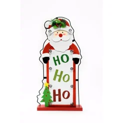 Fraser Hill Farm 24 In. Artificial Christmas Wreath With Train, Sleigh, Gift Box, Lighted HO HO HO & Let It Snow And Bejeweled Ornaments -Alpine Corporation Shop fraser hill farm christmas wreaths ffchdec005 bright 77 1000