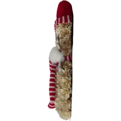 Fraser Hill Farm 25 In. Artificial Christmas Snowman Wreath With Red Hat And Striped Scarf -Alpine Corporation Shop fraser hill farm christmas wreaths fhfsnmnwreath025 wht1 40 1000