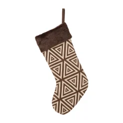 Glitzhome 20 In. L Christmas Stocking With Faux Fur Cuff -Alpine Corporation Shop glitzhome christmas stockings 1113004458 44 1000