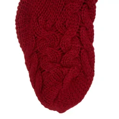 Glitzhome 24 In. H Knitted Polyester Christmas Stocking With Pom Ball-Red -Alpine Corporation Shop glitzhome christmas stockings 1113202581 1f 1000