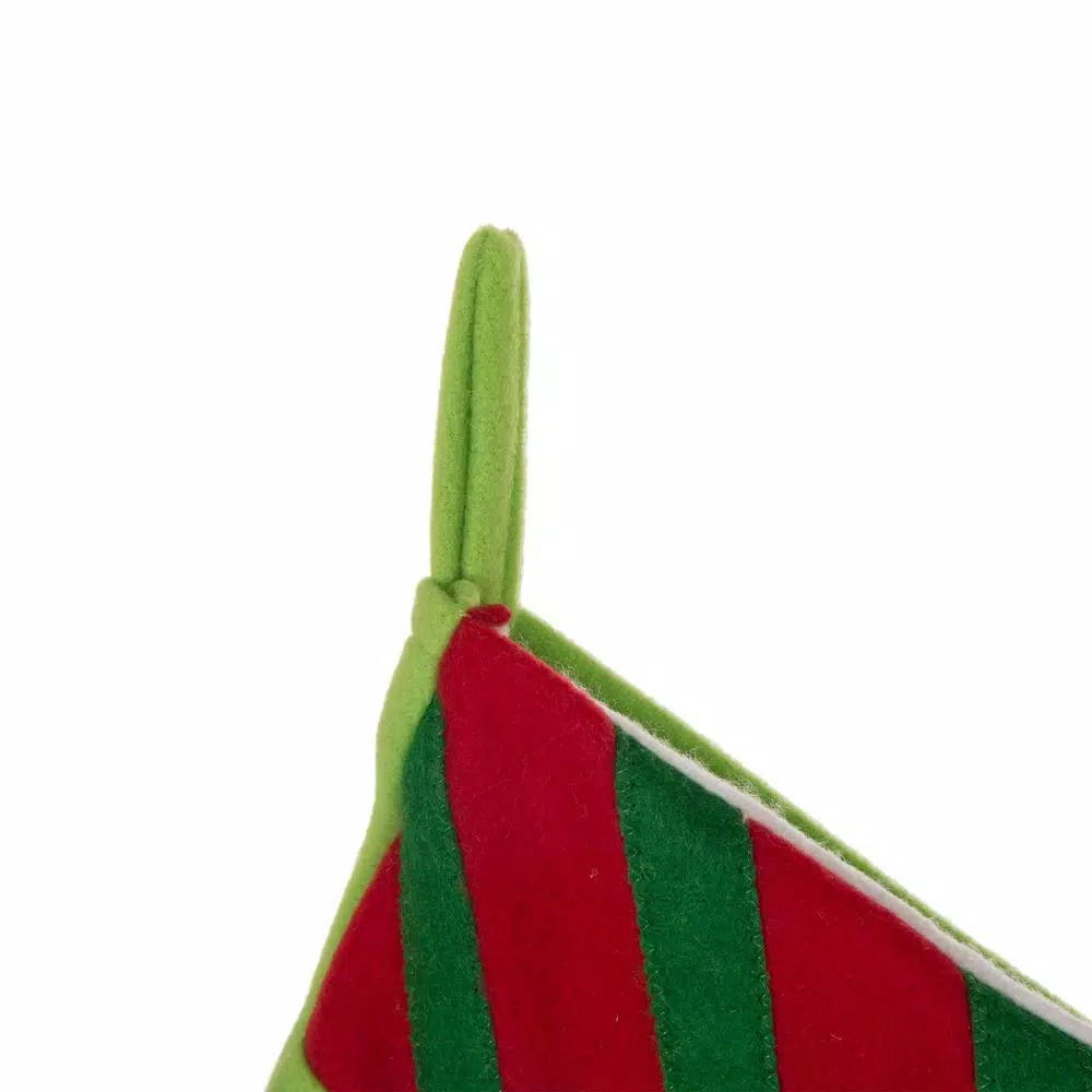 Glitzhome 21 In. L 3D Felt Christmas Stocking – Santa 8 Glitzhome 21 In. L 3D Felt Christmas Stocking – Santa - Image 6