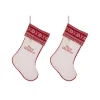 Glitzhome 21 In. White Fleece Polyester Christmas Decoration Stocking (2-Pack) 2 Glitzhome 21 In. White Fleece Polyester Christmas Decoration Stocking (2-Pack) -Alpine Corporation Shop glitzhome christmas stockings 2004700043 64 1000