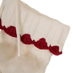 Glitzhome 22 In. Knitted Acrylic White Christmas Decoration Stocking (Set Of 2) -Alpine Corporation Shop glitzhome christmas stockings 2004700044 4f 1000