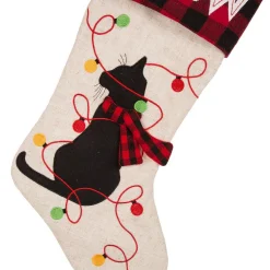 Glitzhome 21 In. Polyester LED Embroidered Linen Christmas Dog Stocking (2-Pack) 14 Glitzhome 21 In. Polyester LED Embroidered Linen Christmas Dog Stocking (2-Pack) -Alpine Corporation Shop glitzhome christmas stockings 2004700050 44 1000