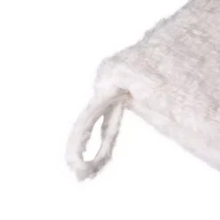 Glitzhome 21 In. H Polyester White Plush Stocking With Snowflake Christmas 10 Glitzhome 21 In. H Polyester White Plush Stocking With Snowflake Christmas -Alpine Corporation Shop glitzhome christmas stockings 2004700066 1f 1000