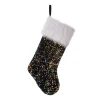 Glitzhome 21 In. H Polyester Navy Blue Sequin Christmas Stocking -Alpine Corporation Shop glitzhome christmas stockings 2004700076 64 1000