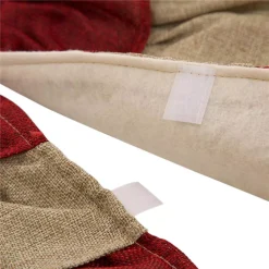 Glitzhome 48 In. D Christmas Faux Burlap Tree Skirt 11 Glitzhome 48 In. D Christmas Faux Burlap Tree Skirt -Alpine Corporation Shop glitzhome christmas tree skirts collars 1113004087 4f 1000