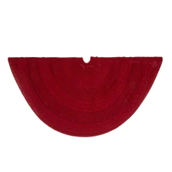 Glitzhome 52 In. D Knitted Acrylic Red Christmas Tree Skirt 15 Glitzhome 52 In. D Knitted Acrylic Red Christmas Tree Skirt -Alpine Corporation Shop glitzhome christmas tree skirts collars 1113202582 fa 1000